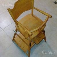 Seggiolone/scrittoio anni 50/60