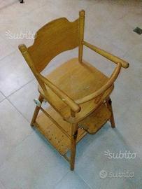 Seggiolone/scrittoio anni 50/60