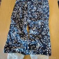 pantaloni salopette sci xs