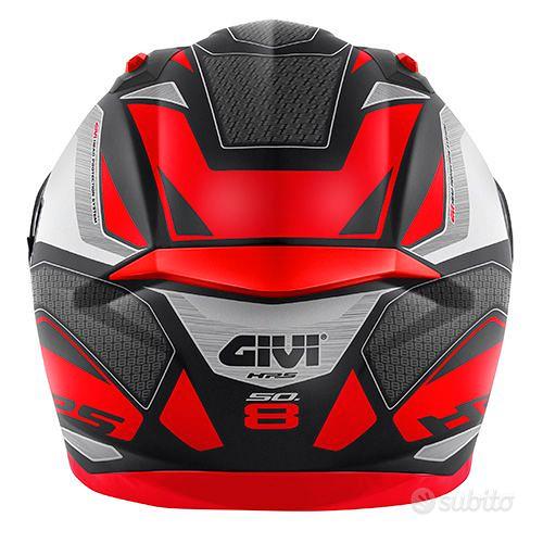 Casco Donna 50.6 Stoccarda Moto Givi Helmet Integrale Argento