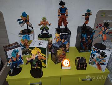 Statue dragon ball bandai completi di scatola