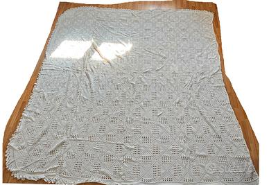 Splendido copriletto uncinetto. Fatto tutto a mano