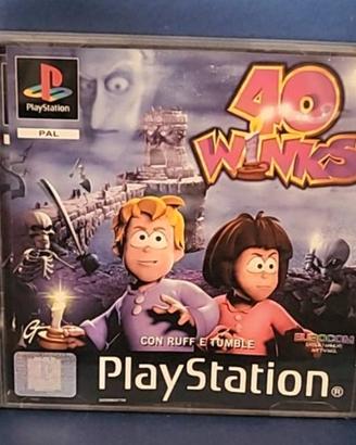 40 Winks PS1 PAL ITA Originale - Completo (CIB) Ot