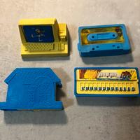 Set 4 gommine Mulno Bianco anni ‘80