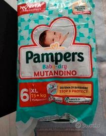 Pannolini mutandino baby dry  pampers