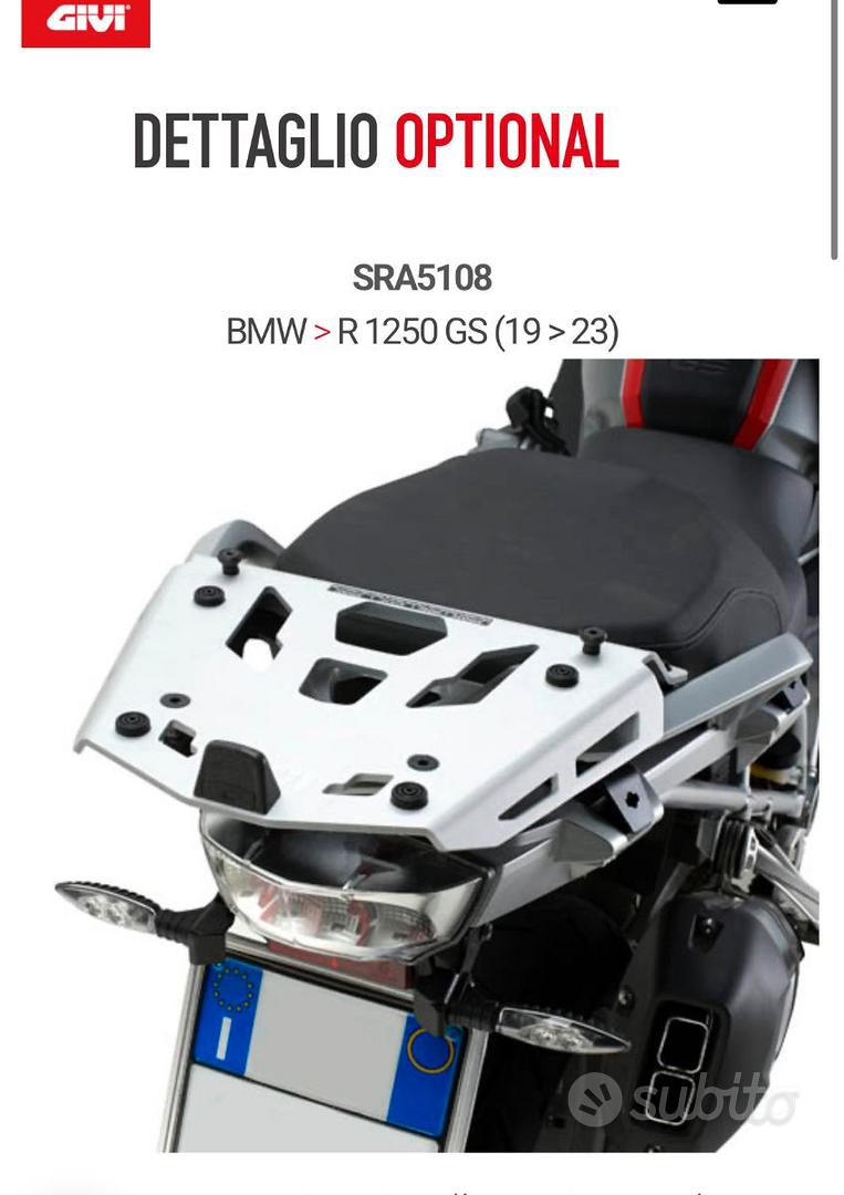 Piastra monokey BMW 1250 GS Givi SRA5108 topcase Accessori Moto