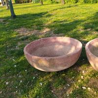 Vasi in cemento colorato