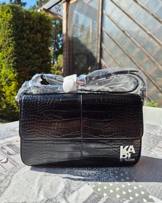 Karl Lagerfeld  Borsa Crossbody stampa coccodrillo