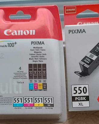 Cartucce Canon 550 - 551
