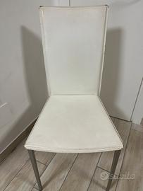 Nr 6 Sedie in cuoio Calligaris