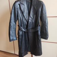 Bruno Magli trench in morbidissima Nappa nera