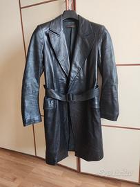 Bruno Magli trench in morbidissima Nappa nera