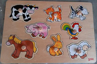 Puzzle legno bambini 