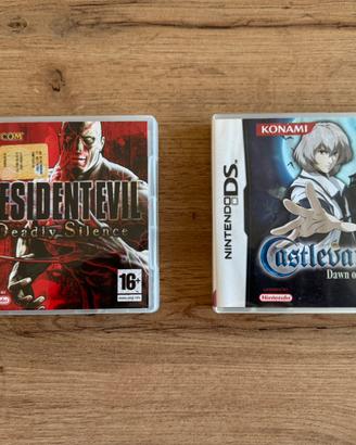 Castelvania e Resident Evil Nintendo Ds