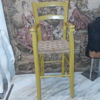 seggiolone da bambino vintage