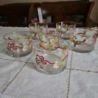 N. 6 Coppette di vetro THUN 