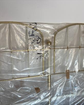 Letto in ottone