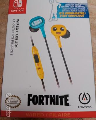 Cuffie Fortnite Nintendo Switch praticamente nuove