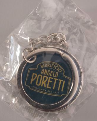 Portachiavi birra poretti con cavatappi 