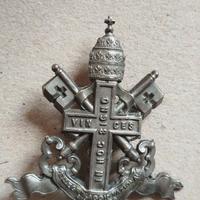 Distintivo di Pio XI - Pellegrinaggio a Lourdes