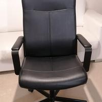 sedia ufficio girevole pelle