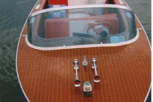 Motoscafo legno anni 60 - Lago di Garda