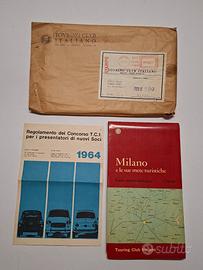 Lotto Vintage 1964  Mappa Intonsa + Busta + regol.