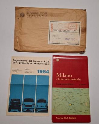 Lotto Vintage 1964  Mappa Intonsa + Busta + regol.