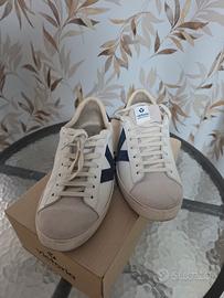 Sneakers Victoria in pelle e camoscio