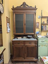 ANTICA CREDENZA DOPPIO CORPO