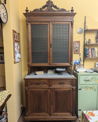 ANTICA CREDENZA DOPPIO CORPO
