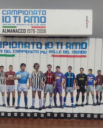 collezione dvd calcio campionato io ti amo 