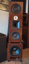 Diffusori Diy 6 vie con crossover e amplificatori