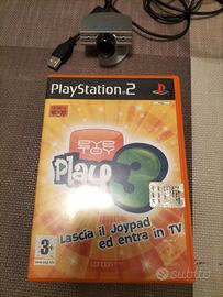 Gioco PS2 - Eye Toy play 3 + videocamera 