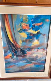 Quadro barche a vela - Stampa Marcel Mouly