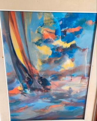 Quadro barche a vela - Stampa Marcel Mouly