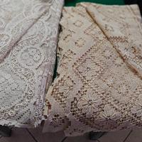 due copriletti matrimoniali fatti a mano 