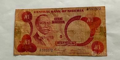 BANCONOTA CENTRAL BANK OF NIGERIA ONE NAIRA