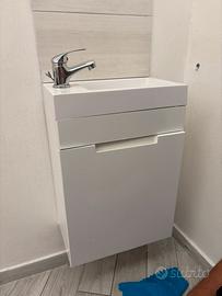 Lavandino x laboratorio 40x22 con specchio