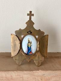 Antico reliquario da viaggio dellaMadonna d’Oropa