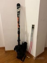 Sci da gara Rossignol e racchette Leki