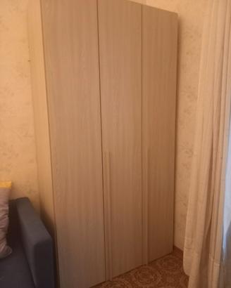 ARMADIO 3 ANTE BATTENTI OLMO PERLA - SMONTATO