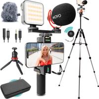 Kit per vlogging con treppiede per iPhone/Android