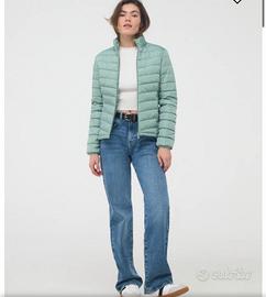 Piumino donna NUOVO 200 grammi verde Terranova