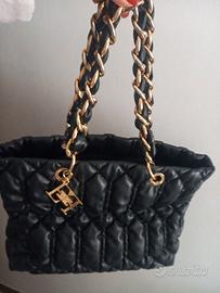 borsa elisabetta franchi neri con tracolla
