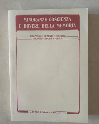 Libro Minoranze Coscienza e Dovere della memoria