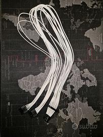 Cavo Corsair PCIe 5.0 12VHPWR Tipo-4 Bianco