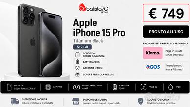 Apple iPhone 15 Pro Titanium Black 512 GB