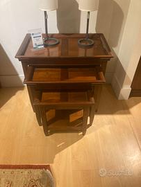 Tris tavolini da soggiorno della Marchetti