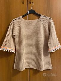 Maglia donna uncinetto